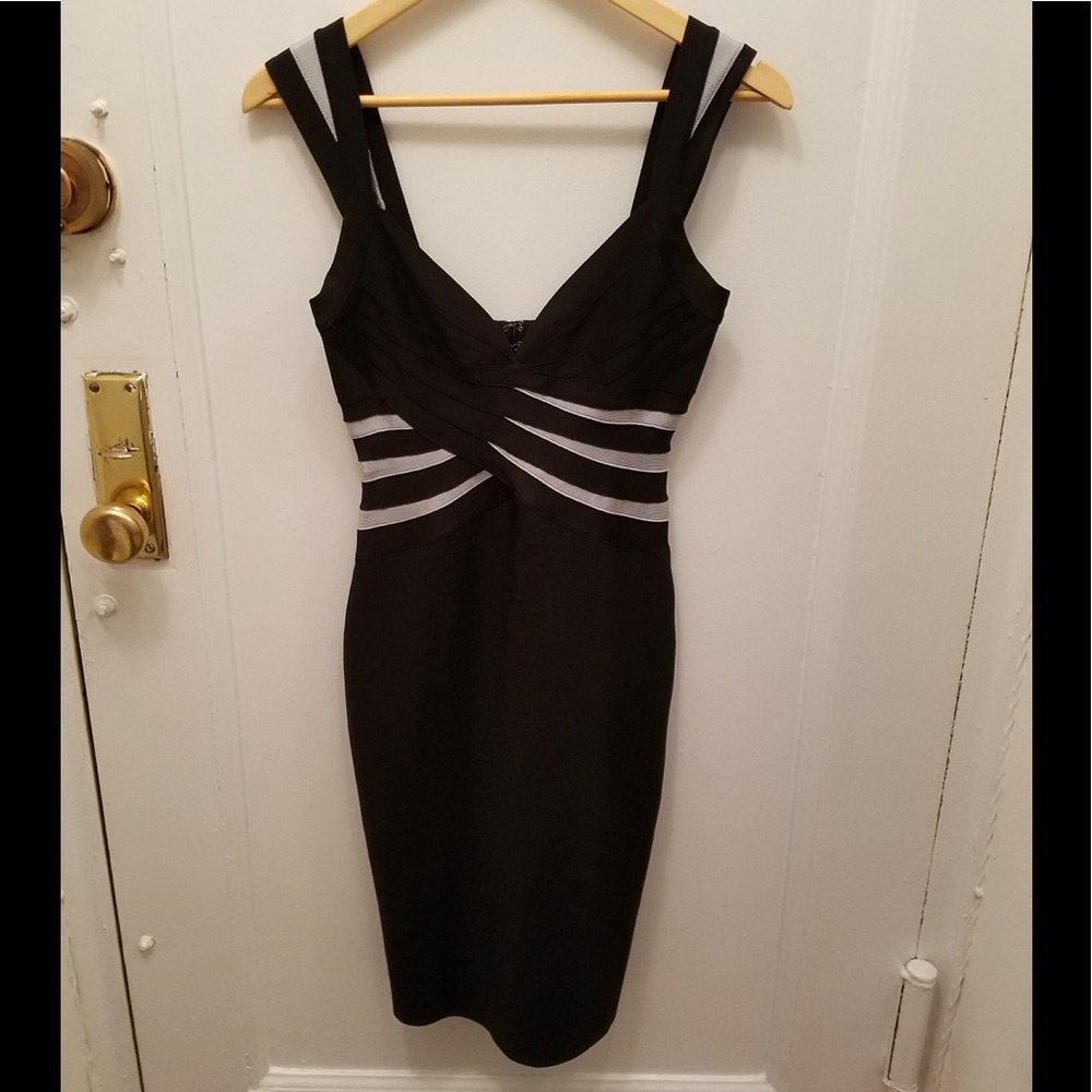 HERVE LEGER stunning mini dress